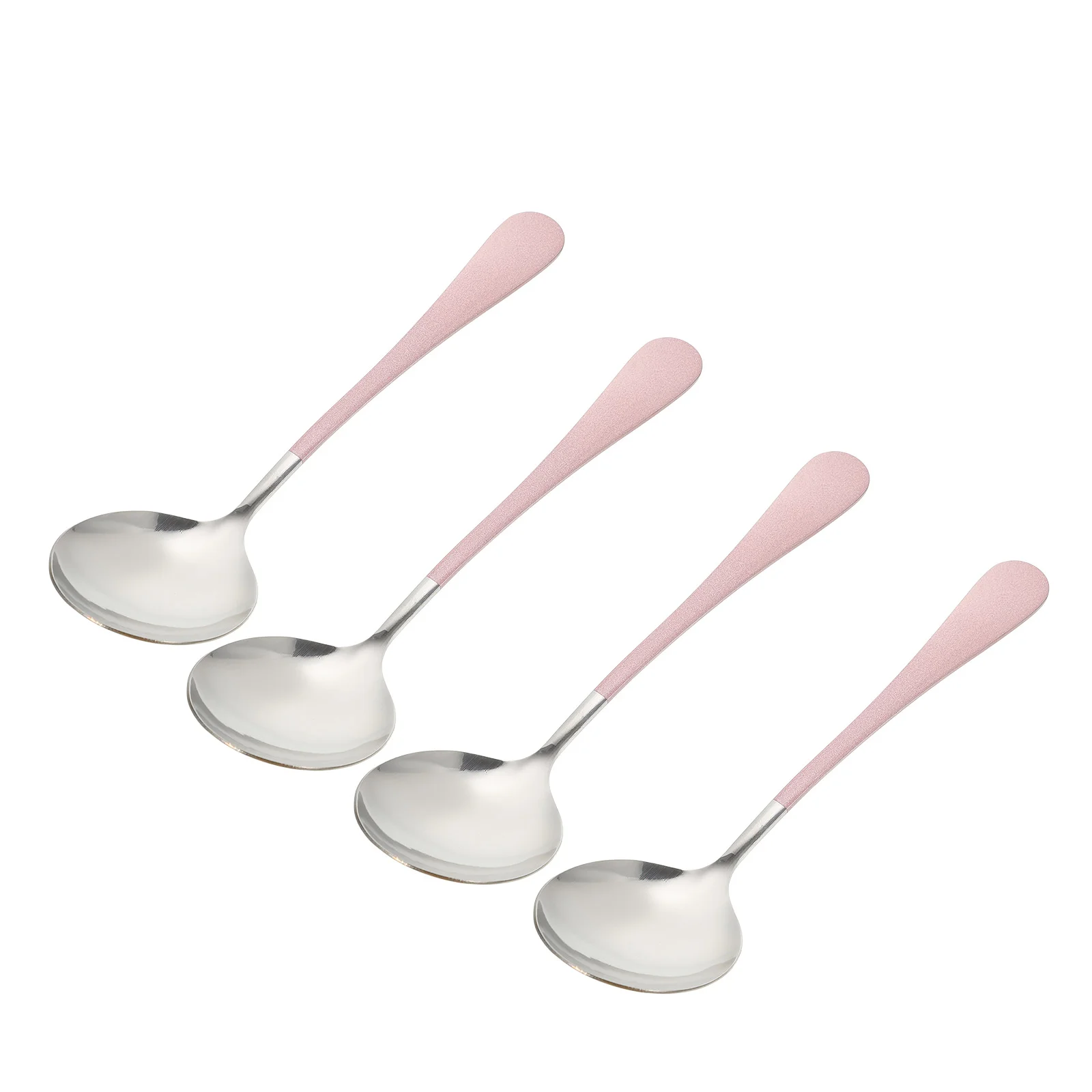 4pcs Portable Rice Spoons Stainless Steel Soup Spoons Delicate Dessert Scoops
4pcs Portable Rice Spoons Stainless Steel Soup Spoons Delicate Dessert Scoops
