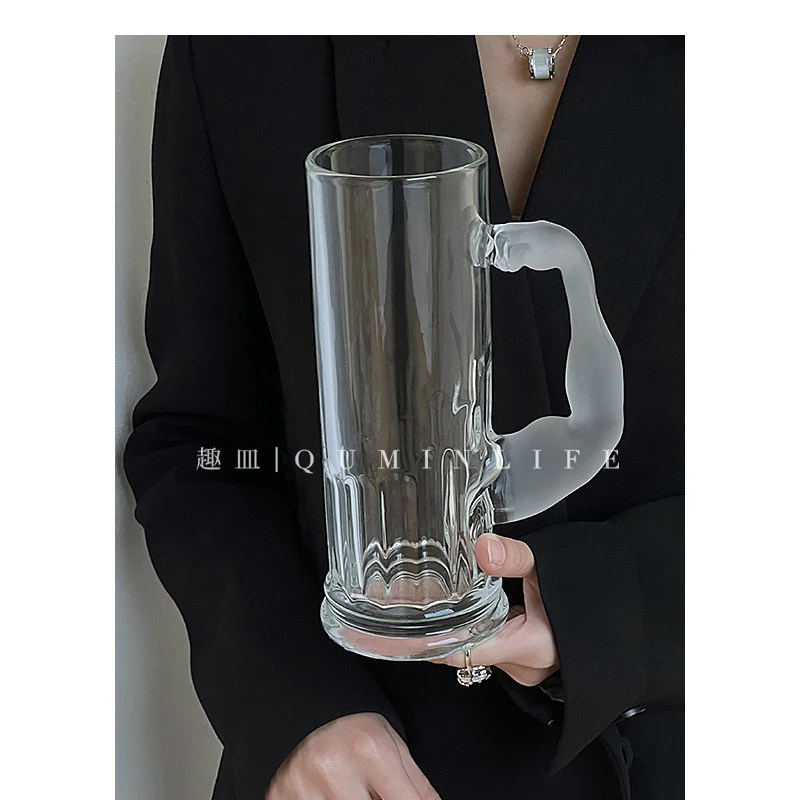 Hercules handle cup large-capacity sailor juice cup transparent with handle niche high-value glass beer large-capacity glass cup
Hercules handle cup large-capacity sailor juice cup transparent with handle niche high-value glass beer large-capacity glass cup