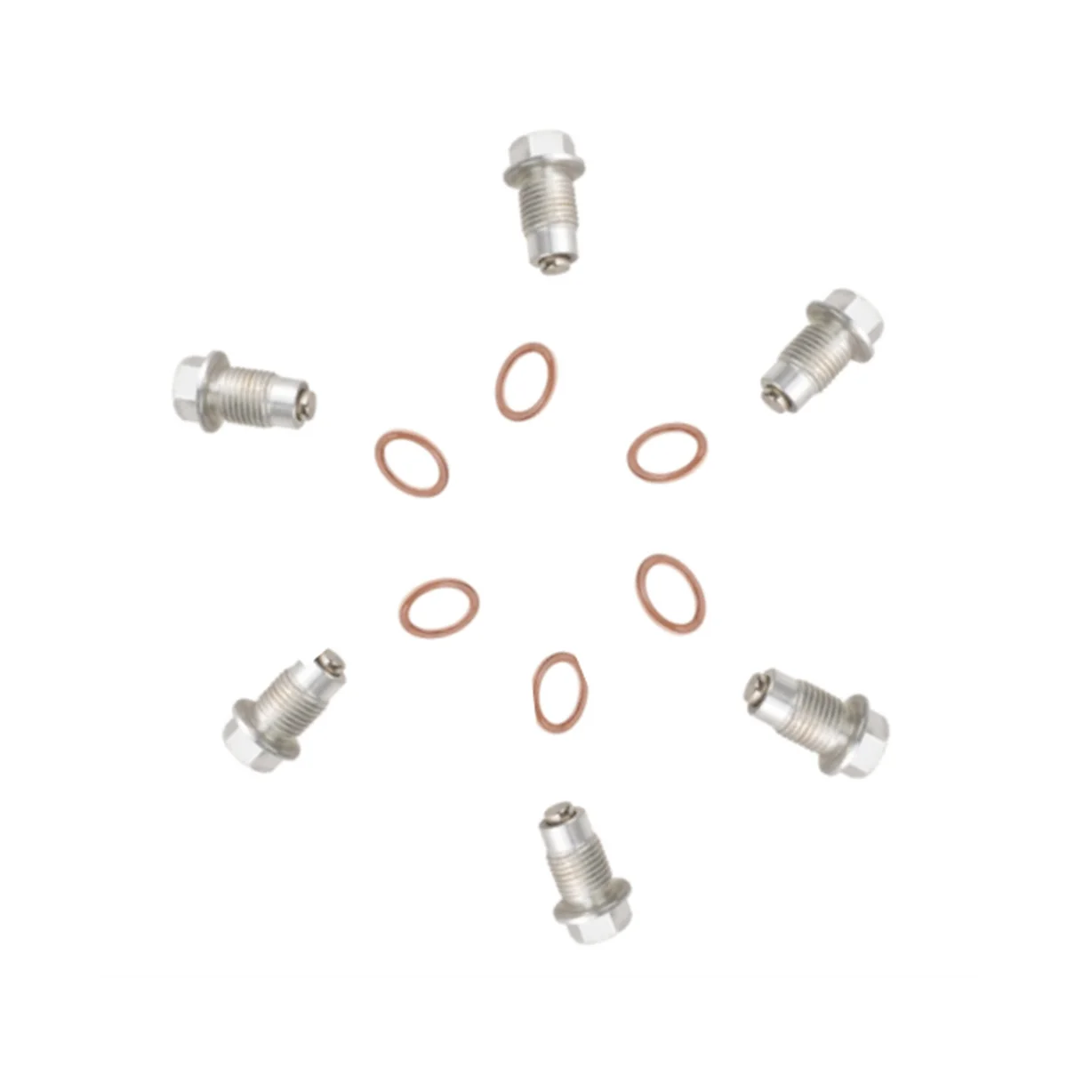6PCS M12X1.25,M14X1.5,M16X1.5,M18X1.5 Oil Pan Screw, Stainless Steel Gearbox Suction Iron Oil Drain Plug OS-1003
6PCS M12X1.25,M14X1.5,M16X1.5,M18X1.5 Oil Pan Screw, Stainless Steel Gearbox Suction Iron Oil Drain Plug OS-1003