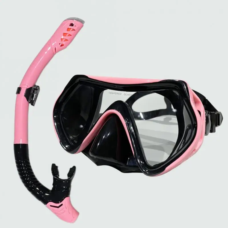 

2021 New Anti-fog Coated Silicone Diving Snorkeling Mask Goggles Suit Swimming Diving Full Dry Snorkel Full Face Mask Wholesale