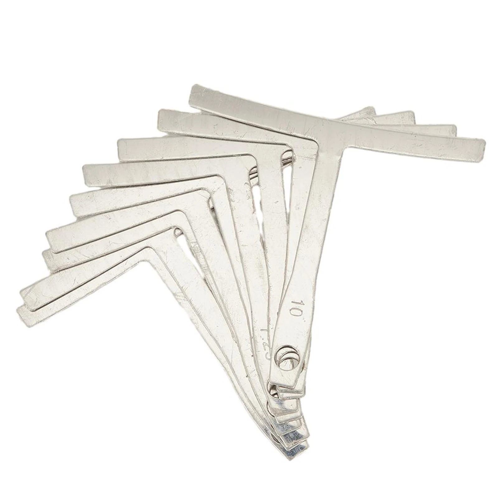 9Pcs Guitar Under String Radius Gauge Neck Notched Straight Edge Builder Measure Durable Stainless Steel Guitar Accessories Part
9Pcs Guitar Under String Radius Gauge Neck Notched Straight Edge Builder Measure Durable Stainless Steel Guitar Accessories Part
