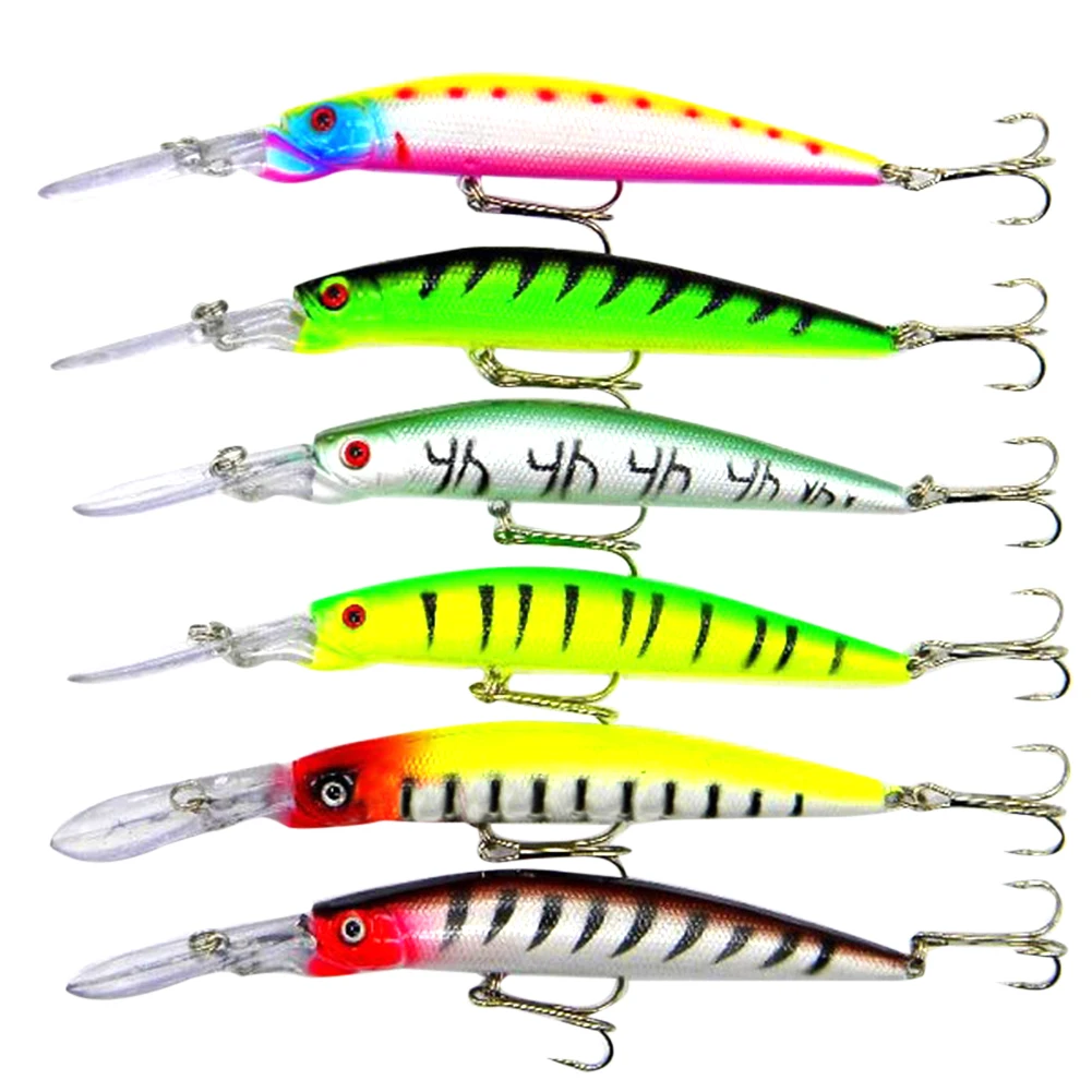 NEW 6pcs Fishing Lure Minnow Wobbler 14.5CM/14.7G Hard Baits Fishing Tackle Bass / Trout Bait
NEW 6pcs Fishing Lure Minnow Wobbler 14.5CM/14.7G Hard Baits Fishing Tackle Bass / Trout Bait