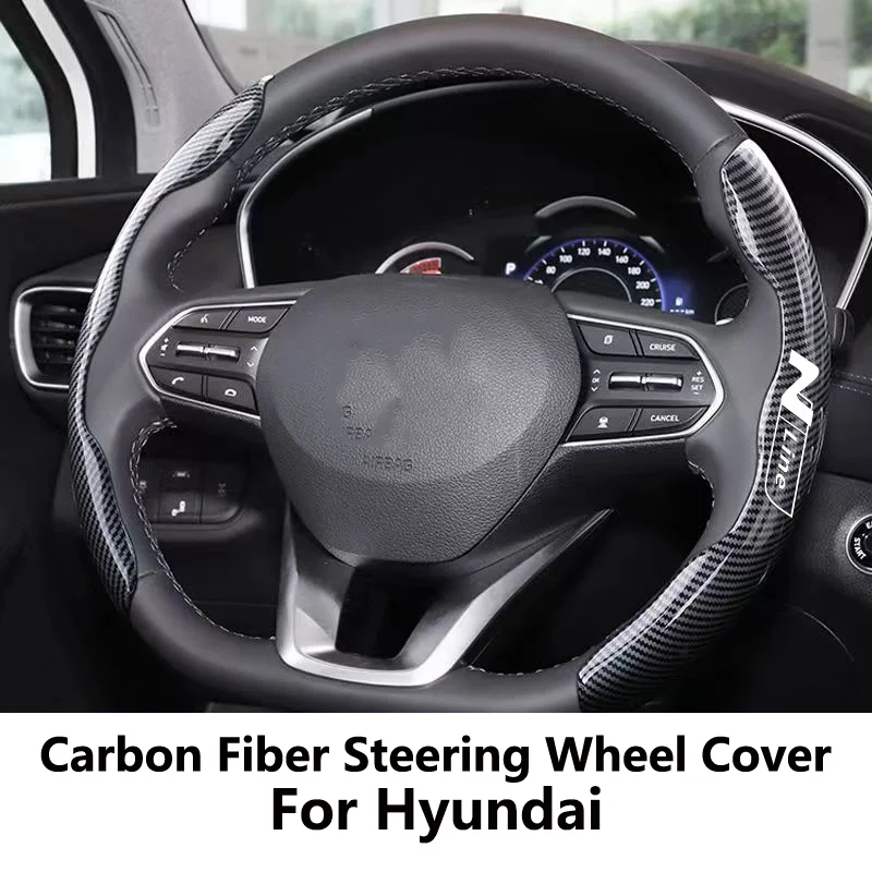 Чехол рулевого колеса автомобиля углеродное волокно для Hyundai Sonata Elantra Tucson N Line аксессуары чехол рулевого колеса автомобиля
Чехол рулевого колеса автомобиля углеродное волокно для Hyundai Sonata Elantra Tucson N Line аксессуары чехол рулевого колеса автомобиля
