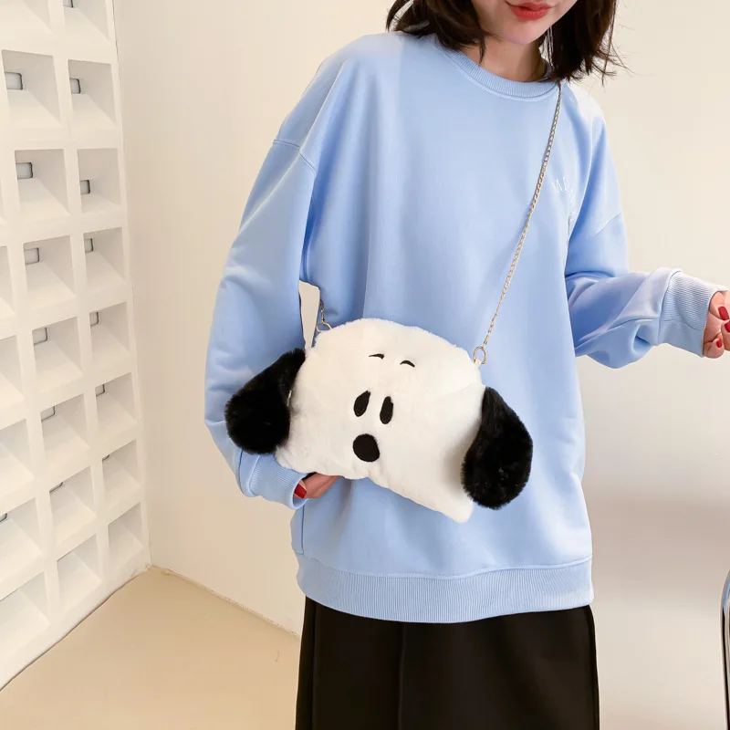 Sanrio Kawaii Plush Cross-Body Bag Pochacco Cute Anime Plush Doll Shoulder Bag Chain Bag Portable Storage Bag Girl Kids Gift Toy
Sanrio Kawaii Plush Cross-Body Bag Pochacco Cute Anime Plush Doll Shoulder Bag Chain Bag Portable Storage Bag Girl Kids Gift Toy