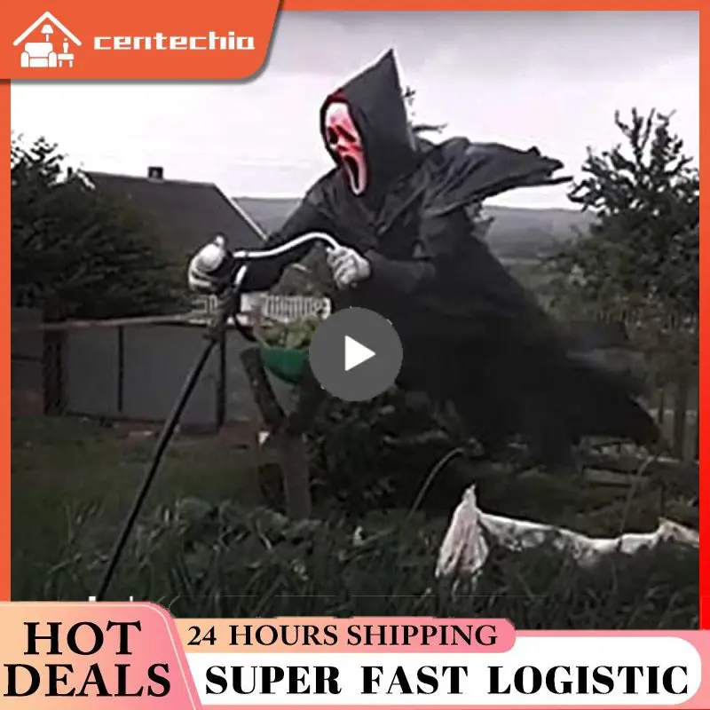 Creative Terror Scarecrow Halloween Decor Ghostface Scarecrow Yard Hanging Scary Scream Ghost Bird Repeller Garden Outdoor Decor
Creative Terror Scarecrow Halloween Decor Ghostface Scarecrow Yard Hanging Scary Scream Ghost Bird Repeller Garden Outdoor Decor