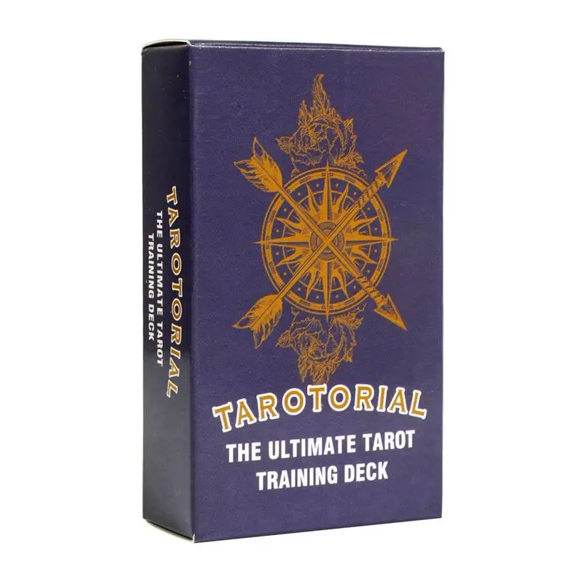 

The Ultimate Tarot Training Deck Oracle Card 78pcs Fate Divination Tarot Cards Fortune Telling Card Games Party Board Game