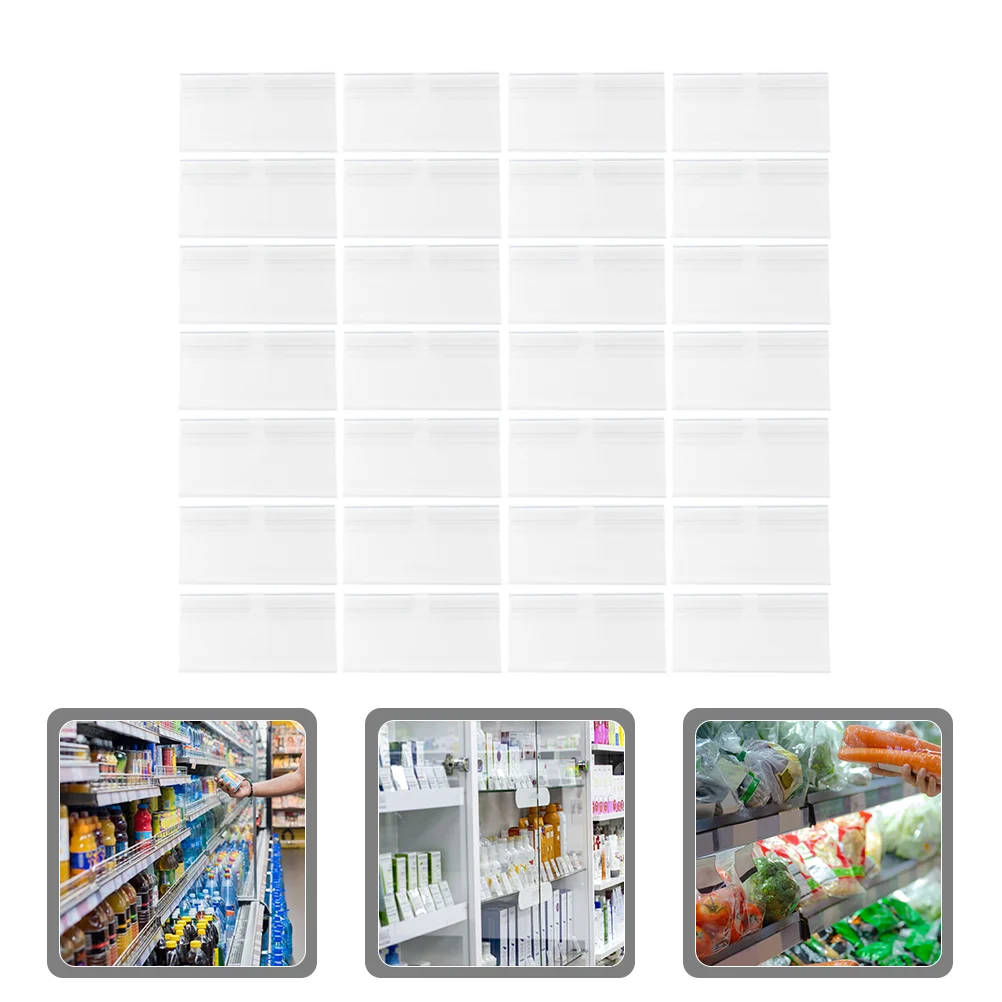 50 Pcs Price Tag Label Holder Mini Storage Bins Display Stand Labels Pvc Holders Shelf Jewelry
50 Pcs Price Tag Label Holder Mini Storage Bins Display Stand Labels Pvc Holders Shelf Jewelry