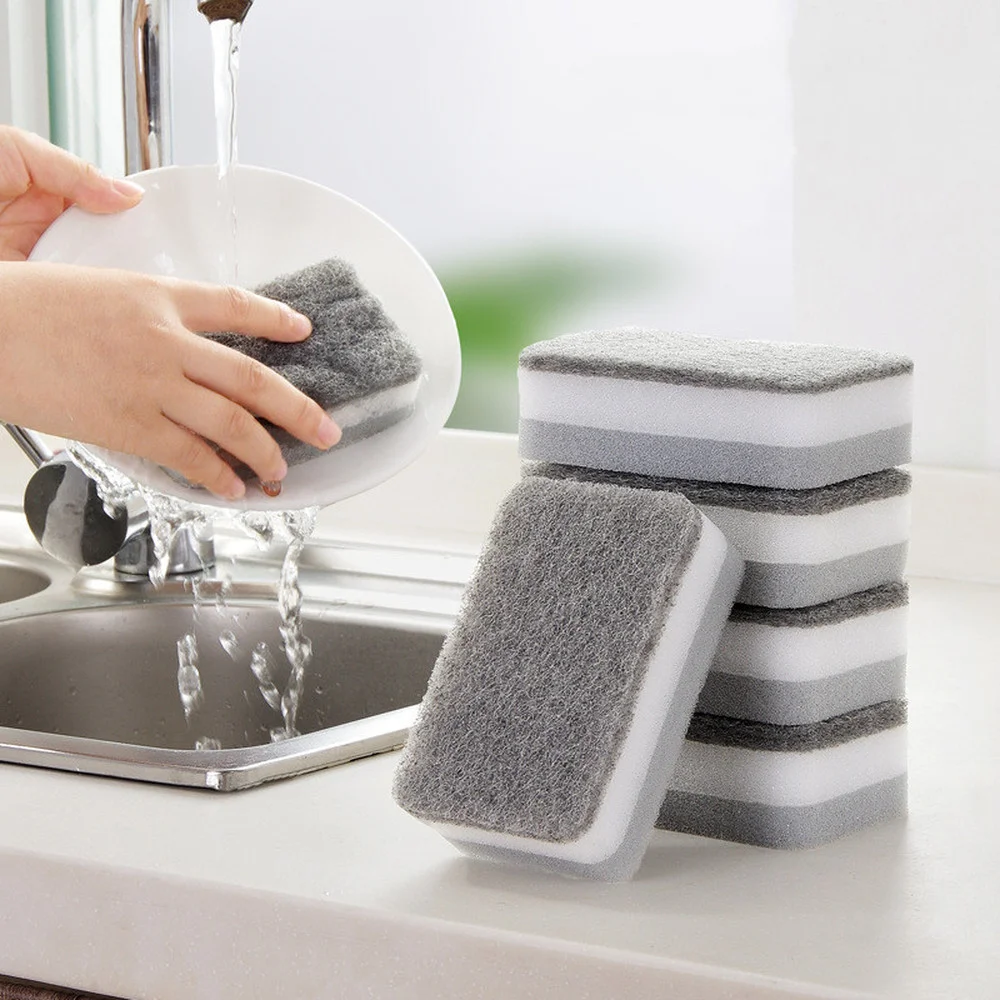 10 Pcs Double-sided Nano Cleaning Sponge Scouring Pad Kitchen Cleaning Brush Household Pot Brush Dishwashing Sponge Block
10 Pcs Double-sided Nano Cleaning Sponge Scouring Pad Kitchen Cleaning Brush Household Pot Brush Dishwashing Sponge Block