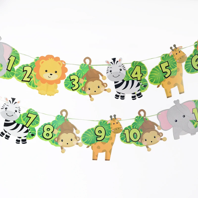 Jungle Animal Party Photo Banner Pull Flag Kid One Year 1st Birthday Decoration Jungle Safari Elephant Garland Baby Shower Decor
Jungle Animal Party Photo Banner Pull Flag Kid One Year 1st Birthday Decoration Jungle Safari Elephant Garland Baby Shower Decor