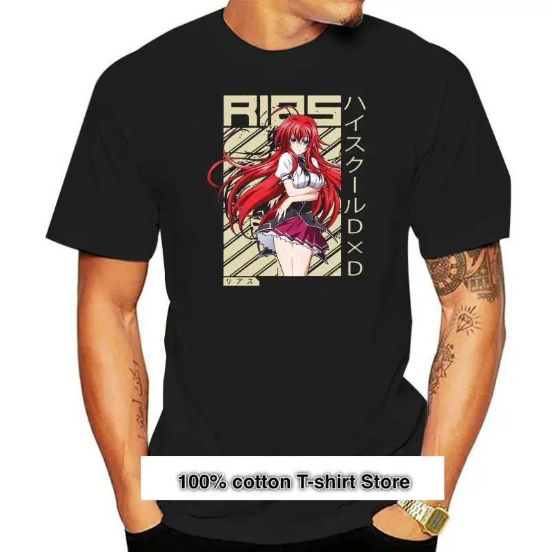 Camiseta de манга corta для мужчин и женщин, camisa de Anime de la School secundaria DxD ria Gremory
Camiseta de манга corta для мужчин и женщин, camisa de Anime de la School secundaria DxD ria Gremory