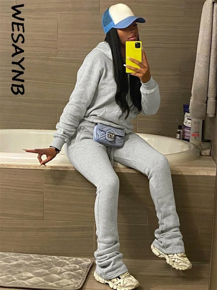 Fall 2 Two Piece Sets Outfits Women Long Sleeve Baggy Crop Top+Ruched Sweatpants High Waist Pants Black Matching Outfits
Fall 2 Two Piece Sets Outfits Women Long Sleeve Baggy Crop Top+Ruched Sweatpants High Waist Pants Black Matching Outfits