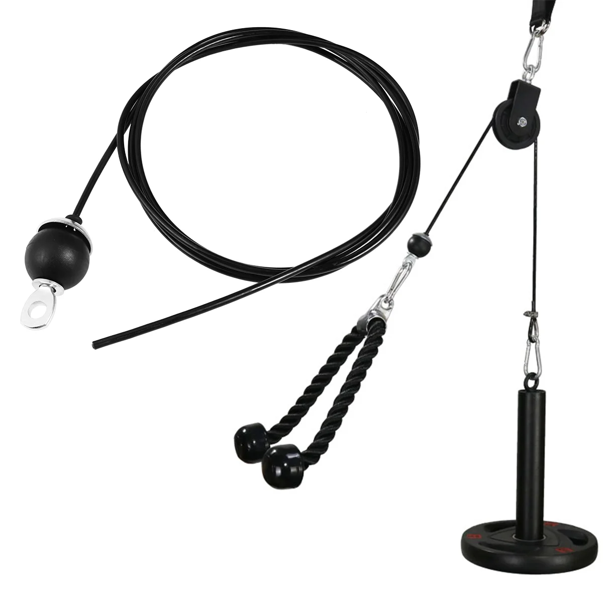 Fitness Equipment Accessories Wirerope Pulley Tool Home Cable Trainning Gym Machines Scroll Wheel
Fitness Equipment Accessories Wirerope Pulley Tool Home Cable Trainning Gym Machines Scroll Wheel