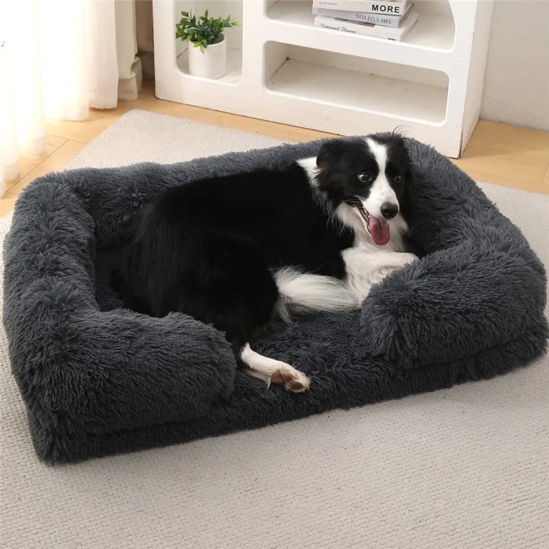 

Luxury Winter Warm Large Dog Sofa Bed Dog Kneel Cat Mats House Cushion Pet Sleeping Sofa Beds Mat for Large and Small Dog