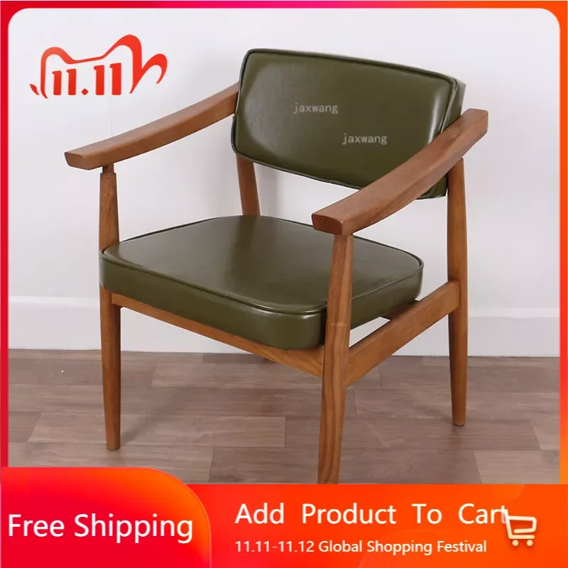 American Solid Wood Dining Chairs Nordic Leisure Backrest Dining Chair Armchair Home Living Room Furniture Modern Negotiation
American Solid Wood Dining Chairs Nordic Leisure Backrest Dining Chair Armchair Home Living Room Furniture Modern Negotiation
