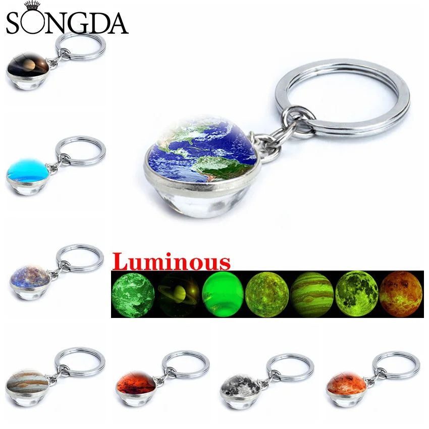 Galaxy Nebula Luminous Keychain Glow In The Dark Solar System Planet Moon Earth Sun Double Side Glass Ball Keyring Chain Jewelry
Galaxy Nebula Luminous Keychain Glow In The Dark Solar System Planet Moon Earth Sun Double Side Glass Ball Keyring Chain Jewelry