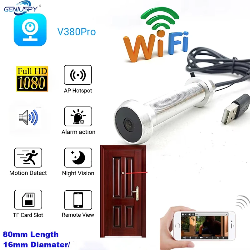 Беспроводной дверной глазок GENIUSPY 1080P
Беспроводной дверной глазок GENIUSPY 1080P