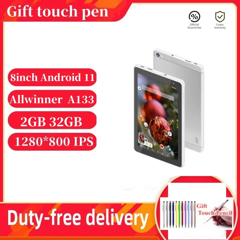 ALLWINNER A133 Tablets PC Quad Core 2GB RAM 32GB ROM 64-Bit Google Play 8'' Android 11 Netbook With Dual Cameras 1280*800IPS
ALLWINNER A133 Tablets PC Quad Core 2GB RAM 32GB ROM 64-Bit Google Play 8'' Android 11 Netbook With Dual Cameras 1280*800IPS