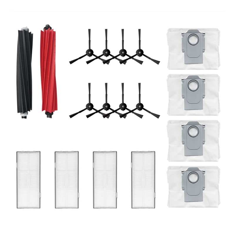 Main Side Brush Filter Dust Bags Robot Vacuum Cleaner Accessories For Roborock S8 Pro Ultra S8 S8+
Main Side Brush Filter Dust Bags Robot Vacuum Cleaner Accessories For Roborock S8 Pro Ultra S8 S8+