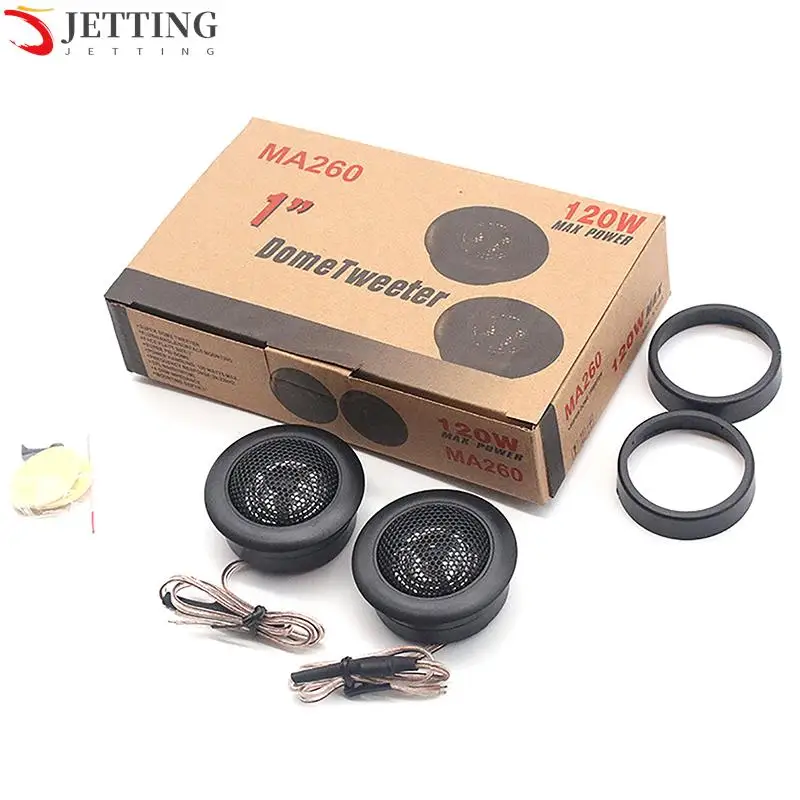 2pcs 120W High Efficiency Mini Dome Tweeter Speaker 12V Loudspeaker Audio Auto Sound Speaker for Car Audio System
2pcs 120W High Efficiency Mini Dome Tweeter Speaker 12V Loudspeaker Audio Auto Sound Speaker for Car Audio System
