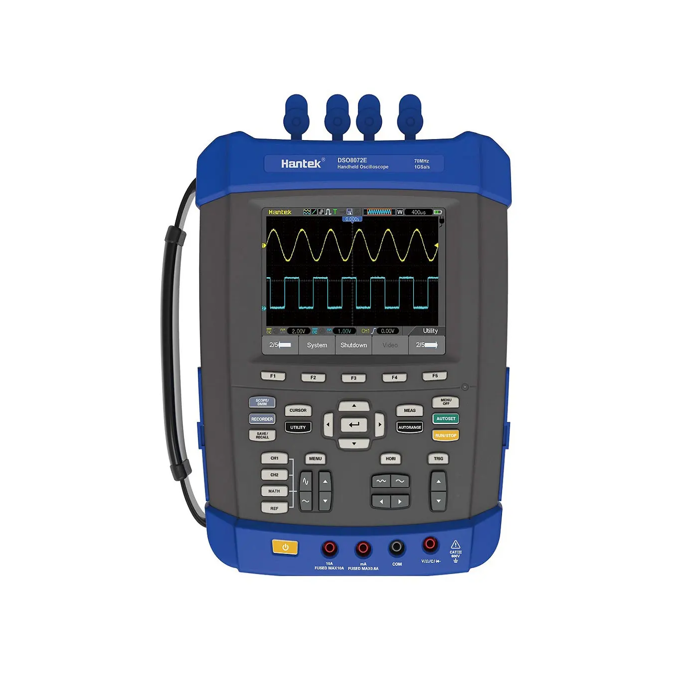 DSO8102E Professional Handheld 2-Channel Digital Arbitrary Waveform Generator 100Mhz Oscilloscope Signal Generator Mode
DSO8102E Professional Handheld 2-Channel Digital Arbitrary Waveform Generator 100Mhz Oscilloscope Signal Generator Mode