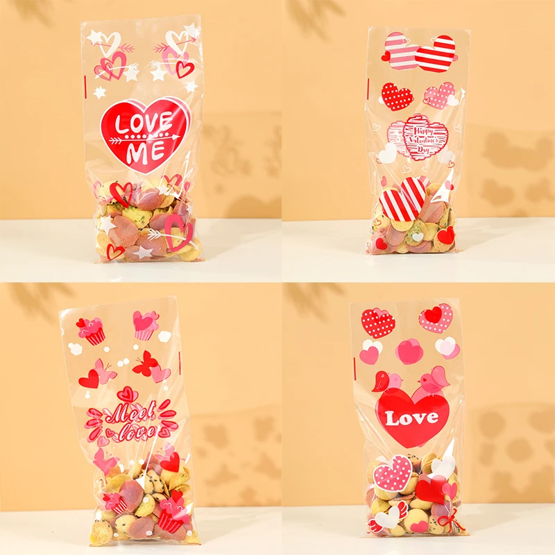 50Pcs Love Heart Valentines Gift Bags Cellophane Candy Baking Packaging Bag with Twist Easter Rabbit Printed Cookie Treat Bags
50Pcs Love Heart Valentines Gift Bags Cellophane Candy Baking Packaging Bag with Twist Easter Rabbit Printed Cookie Treat Bags