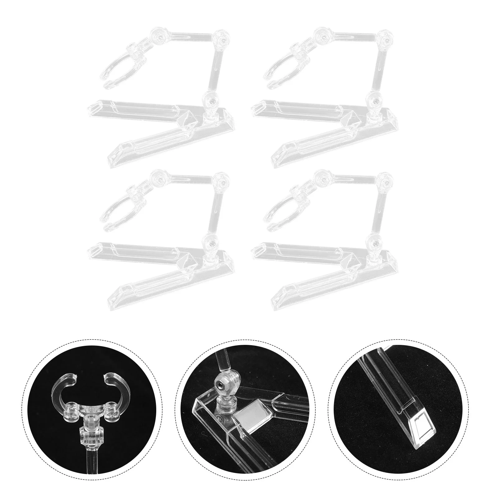 4 Pcs Model Hand Stand Display Shelf Support Frame Plastic Figure Holder Accessory Action Figurine Wear-resistant Manual
4 Pcs Model Hand Stand Display Shelf Support Frame Plastic Figure Holder Accessory Action Figurine Wear-resistant Manual