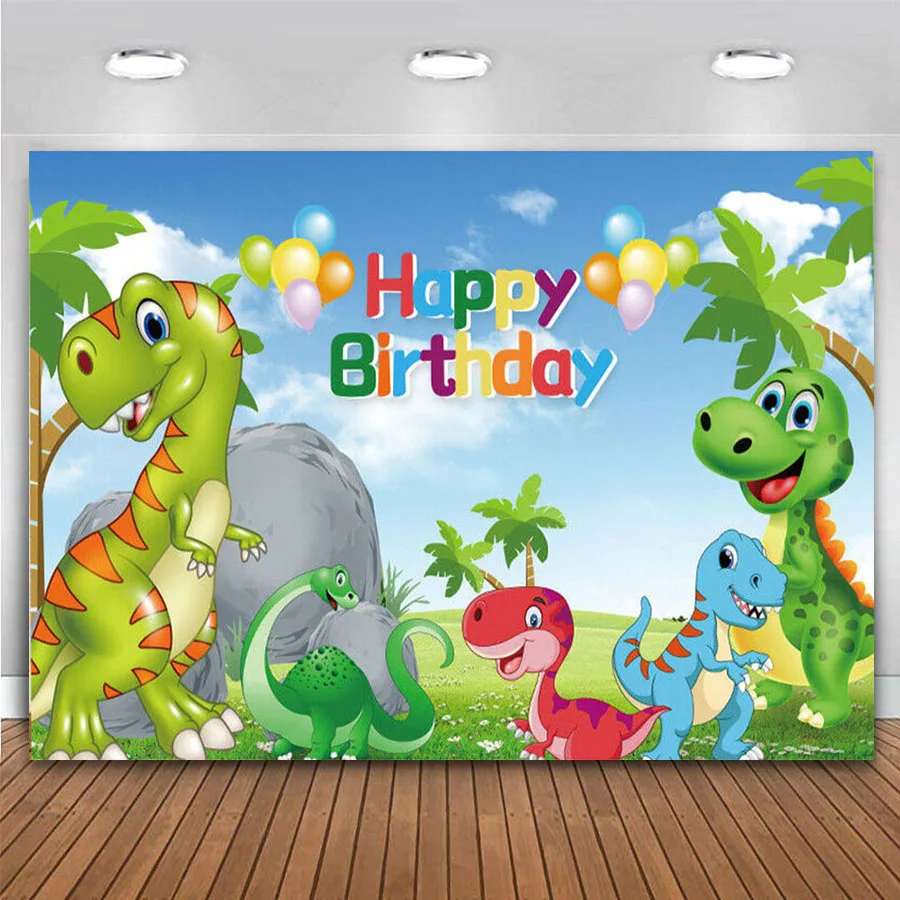 Cartoon Dinosaur Birthday Backdrop Jurassic Safari Photography Background 1st First Party Wall Poster Cake Banner Kids Photo
Cartoon Dinosaur Birthday Backdrop Jurassic Safari Photography Background 1st First Party Wall Poster Cake Banner Kids Photo