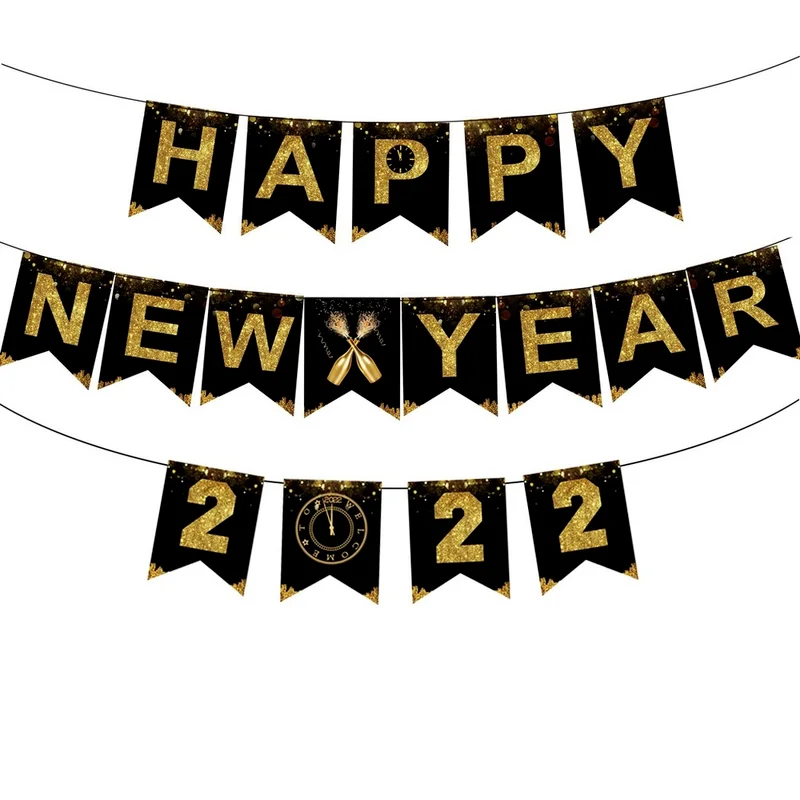 3Pcs/set Happy New Year 2020 Fishtail Banner Black Gold A Slice 16x20cm for Decoracion De Fiestas Y Eventos Welcome The New Year
3Pcs/set Happy New Year 2020 Fishtail Banner Black Gold A Slice 16x20cm for Decoracion De Fiestas Y Eventos Welcome The New Year