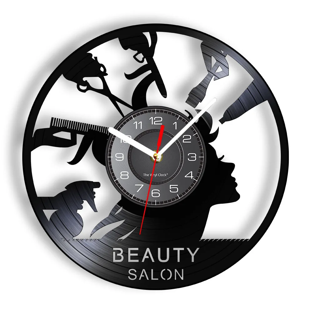 Beauty Salon Shop Decor Makeup Wall Clock Made Of Vinyl Record Hairdresser Modern Wall Clock Hair Salonv Gifts for Hairdresser
Beauty Salon Shop Decor Makeup Wall Clock Made Of Vinyl Record Hairdresser Modern Wall Clock Hair Salonv Gifts for Hairdresser
