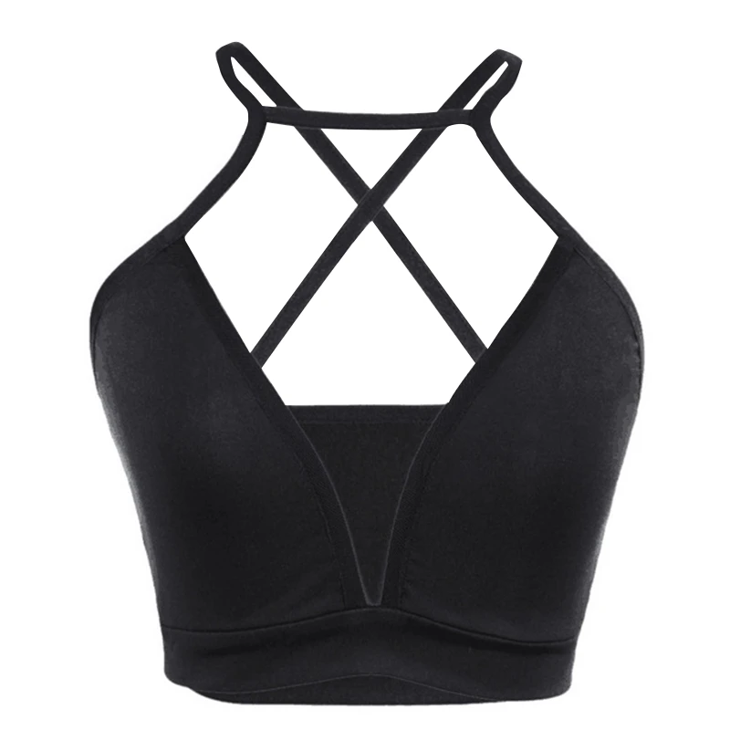 Women Comfy Blouse Cross Back Crop Camisole T Shirt Tops Sexy Backless Vest Sexy Hollow Bustier Spaghetti Strap Tank Top
Women Comfy Blouse Cross Back Crop Camisole T Shirt Tops Sexy Backless Vest Sexy Hollow Bustier Spaghetti Strap Tank Top