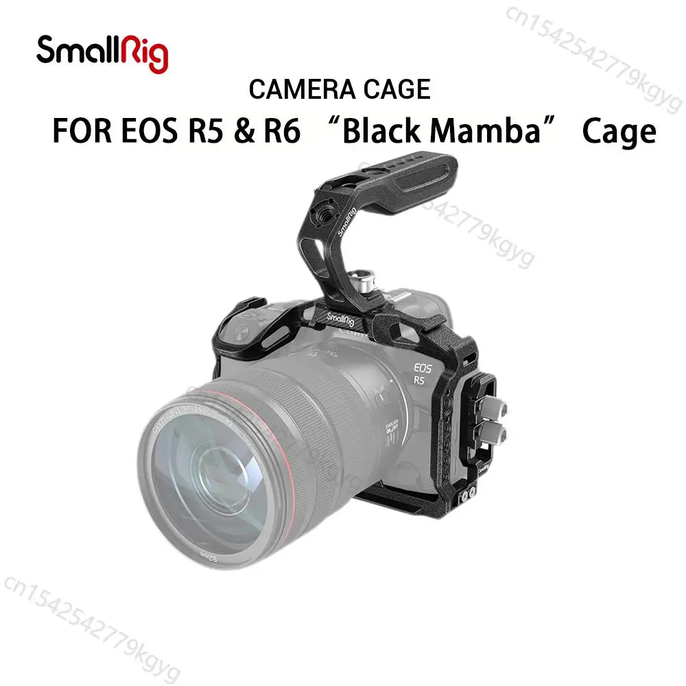 SmallRig Camera Cage Black Mamba with HDMI cable clamp and Top Handle Kit for Canon EOS R5 R6 Camera 3233/3234
SmallRig Camera Cage Black Mamba with HDMI cable clamp and Top Handle Kit for Canon EOS R5 R6 Camera 3233/3234