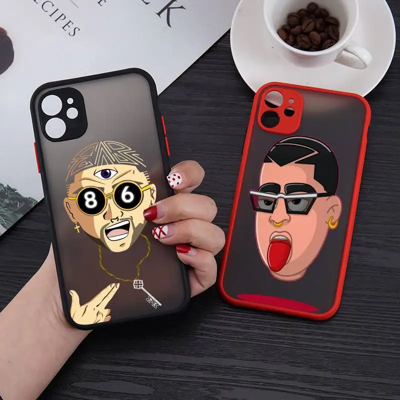 bad bunny Phone Case For iphone 13 12 11 7 8 plus mini x xs xr pro max matte transparent cover
bad bunny Phone Case For iphone 13 12 11 7 8 plus mini x xs xr pro max matte transparent cover