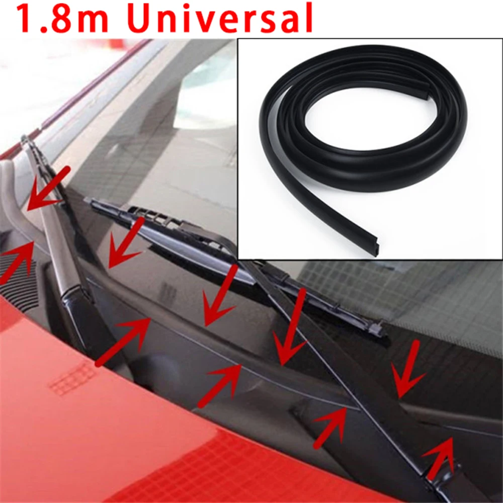 1.8M Panel Car Seal Strips Trim Universal Rubber Front Windshield Wiper Panel Seal Strip Anti-Ageing Dustproof Seal Strips
1.8M Panel Car Seal Strips Trim Universal Rubber Front Windshield Wiper Panel Seal Strip Anti-Ageing Dustproof Seal Strips