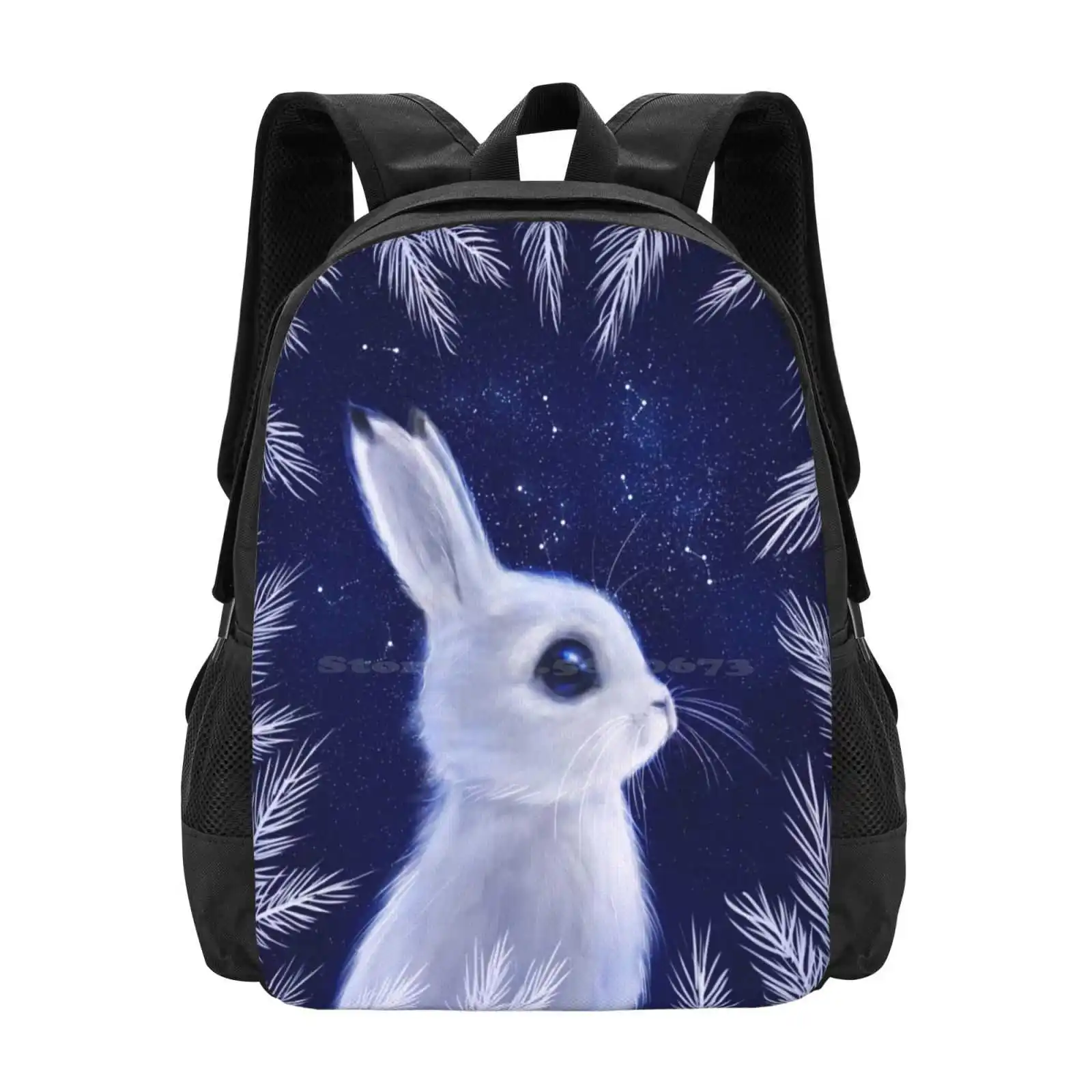 Winter Bunny 3D Print Design Backpack Student Bag Cute Kawaii Animal Pet Bunny Hare Rabbit Winter Snow Witchy Magical Nature
Winter Bunny 3D Print Design Backpack Student Bag Cute Kawaii Animal Pet Bunny Hare Rabbit Winter Snow Witchy Magical Nature