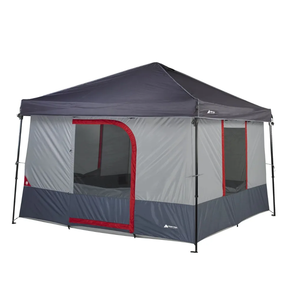 6-person canopy tent, four windows, and mesh ceiling provide cross ventilation while preventing insects from entering
6-person canopy tent, four windows, and mesh ceiling provide cross ventilation while preventing insects from entering