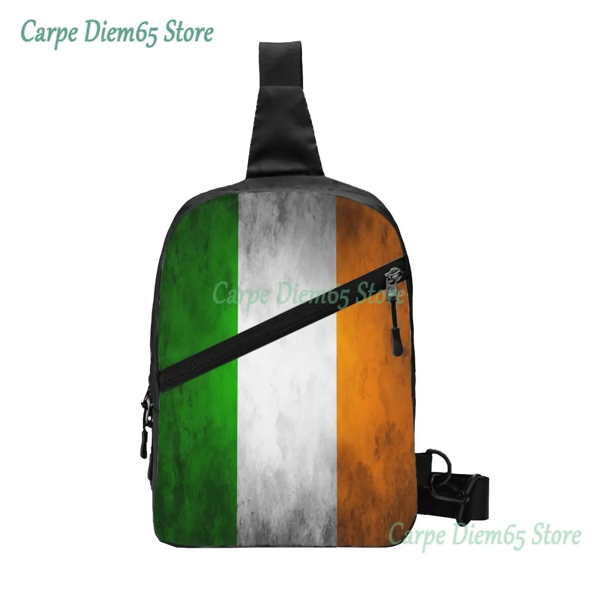 Sling Backpack Bag Retro Ireland Flag Chest Package Crossbody Bag For Cycling Travel Hiking
Sling Backpack Bag Retro Ireland Flag Chest Package Crossbody Bag For Cycling Travel Hiking