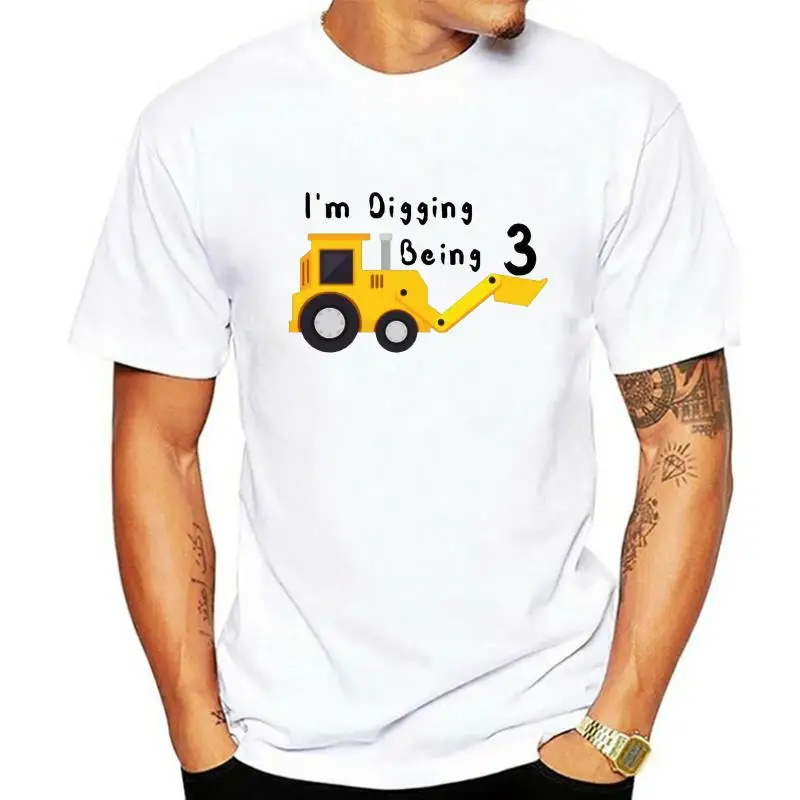 Men t-shirt 3rd Birthday Bulldozer Construction Party 3 Year Old Boy Toddler Kids T Shirt tshirt Women t shirt
Men t-shirt 3rd Birthday Bulldozer Construction Party 3 Year Old Boy Toddler Kids T Shirt tshirt Women t shirt