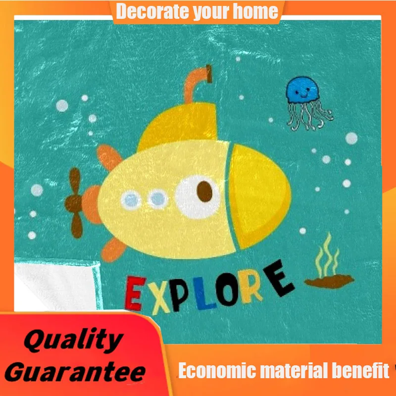 Lightweight Yellow Cartoon Submarine Printing Fleece Warm Soft Cozy Throws Blanket huggle blanket store throw blanket
Lightweight Yellow Cartoon Submarine Printing Fleece Warm Soft Cozy Throws Blanket huggle blanket store throw blanket