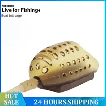 Fishing Float Professional 30 40 50g Bait Cage Fishing Tackle Throwing Nesting Device Reliable Boat-type Nest Punch Upgraded