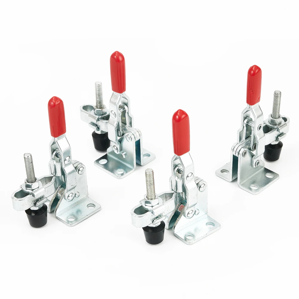 4Pcs Red Toggle Clamp Vertical Clamps 50Kg/110 Lbs GH-101A Quick Release Clamp Tool Hand New Heavy Duty Tooling
4Pcs Red Toggle Clamp Vertical Clamps 50Kg/110 Lbs GH-101A Quick Release Clamp Tool Hand New Heavy Duty Tooling
