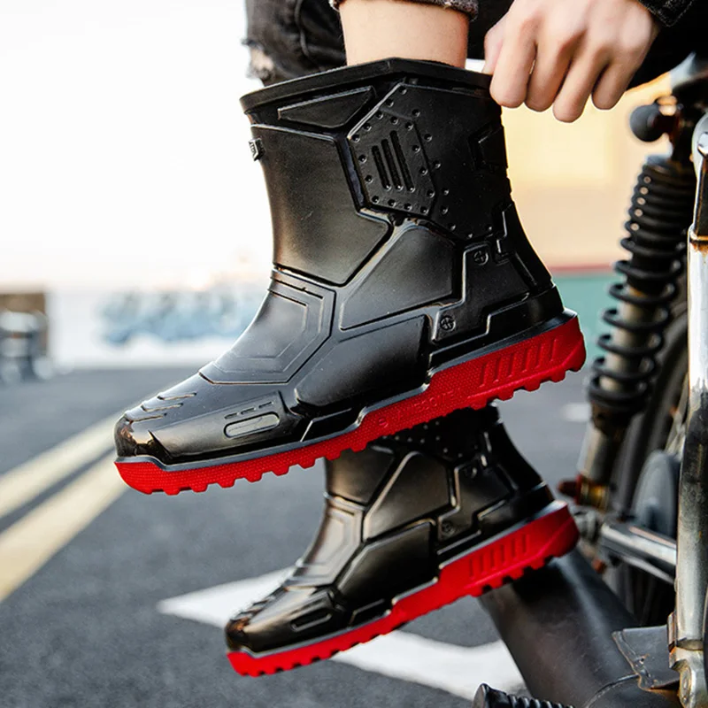 Spring And Autumn Outdoor Rain Boots Men And Women Waterproof Shoes Work Shoes Rain Boots Kitchen Rubber Shoes Water Boots 36-45
Spring And Autumn Outdoor Rain Boots Men And Women Waterproof Shoes Work Shoes Rain Boots Kitchen Rubber Shoes Water Boots 36-45