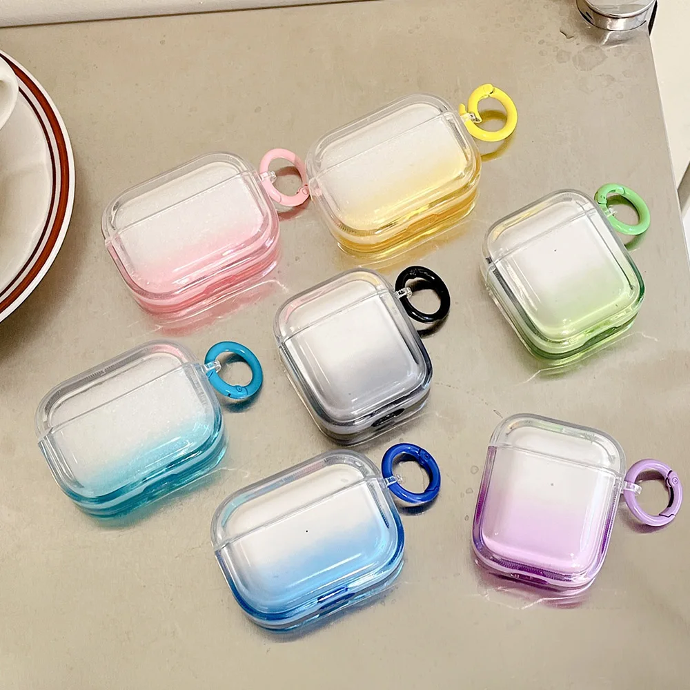 Korean Simple Gradient Color Clear Case for AirPods Pro 1 2 3 Keyring Bluetooth Earphone Cases for Air Pods 2 Soft Cover Hook
Korean Simple Gradient Color Clear Case for AirPods Pro 1 2 3 Keyring Bluetooth Earphone Cases for Air Pods 2 Soft Cover Hook
