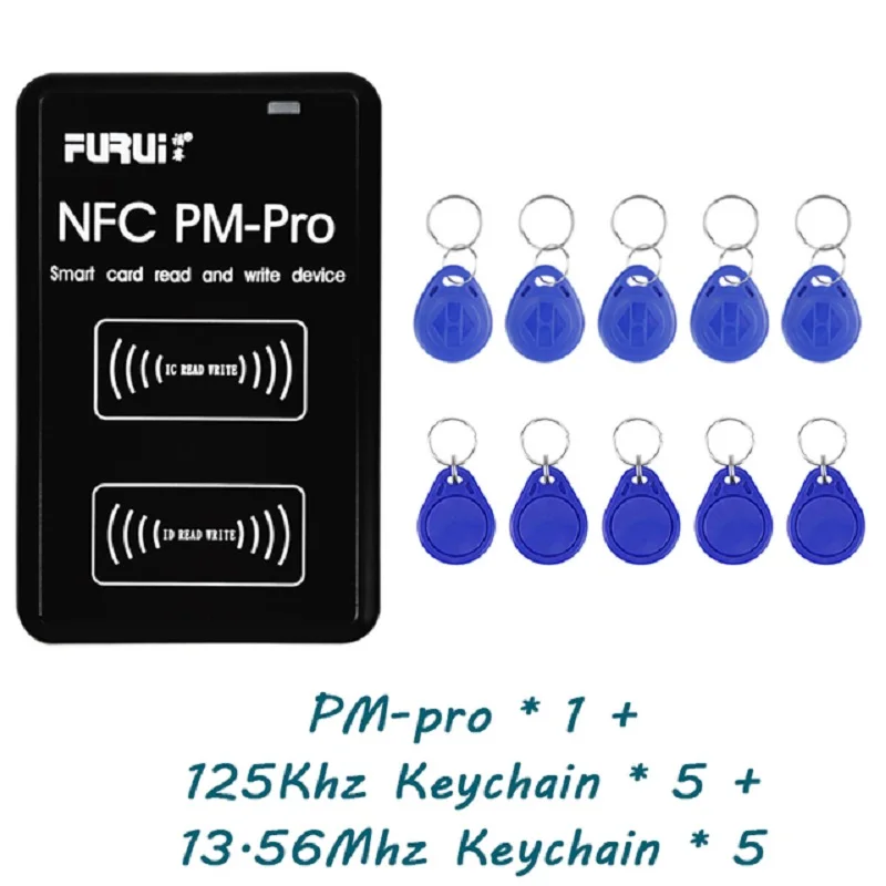 Дубликатор декодирования RFID NFC смарт-чип кардридер 13 56 МГц 1K s50 копия значков 125