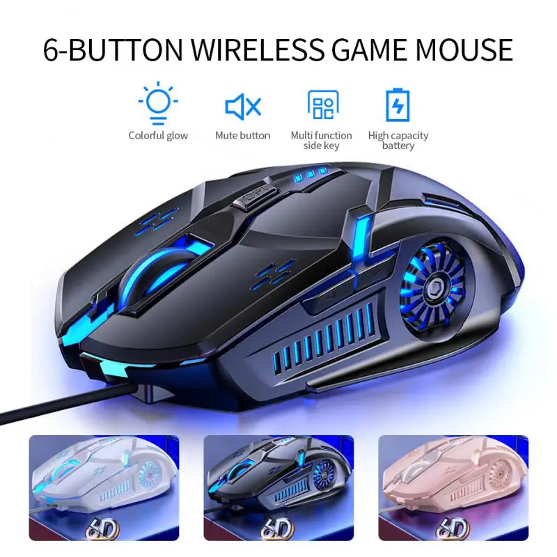 

Gaming Mouse RGB Ergonomic Wired PC Laptop Mute Mause LED Backlit 3200dpi G5 Mechanical Mause Computer Gamer Office Accessories