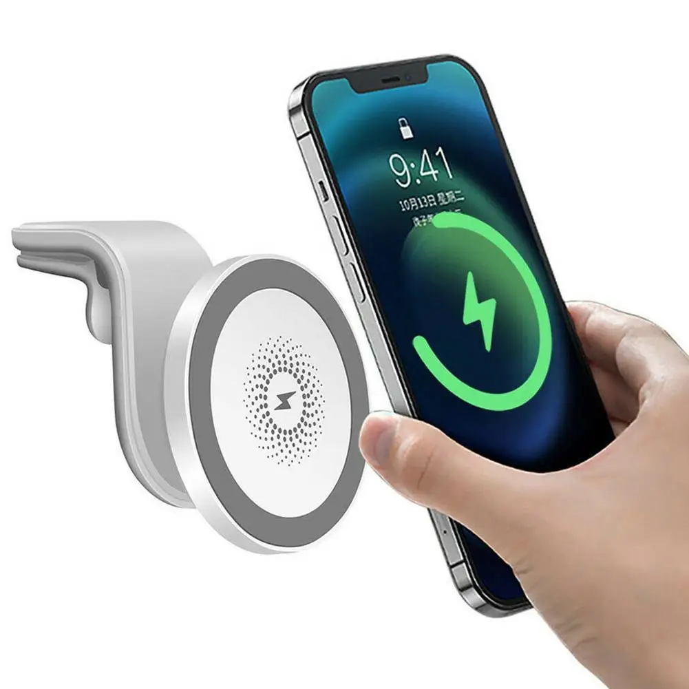 Universal Magnetic Car Wireless Charger Holder For IPhone 13 12 Pro Max Mini 10W Fast Car Charging Phone Stand Car accessories
Universal Magnetic Car Wireless Charger Holder For IPhone 13 12 Pro Max Mini 10W Fast Car Charging Phone Stand Car accessories