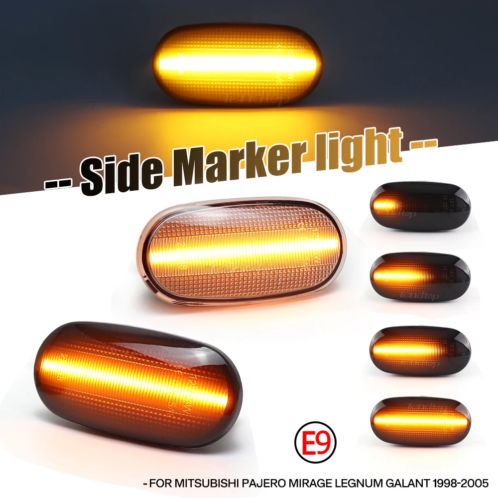 2pcs Dynamic Side Marker Lights Indicator Amber Repeater Car Lamp For Mitsubishi Pajero Mirag Legnum Gelent 1998-2005
2pcs Dynamic Side Marker Lights Indicator Amber Repeater Car Lamp For Mitsubishi Pajero Mirag Legnum Gelent 1998-2005
