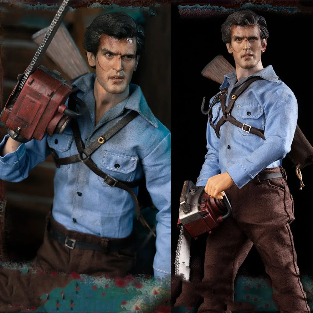 

Asmus Toys EDA001 1/6 Ash Williams Male Soldier Ashley Bruce Campbell 12'' Action Figure Full Set Doll Model