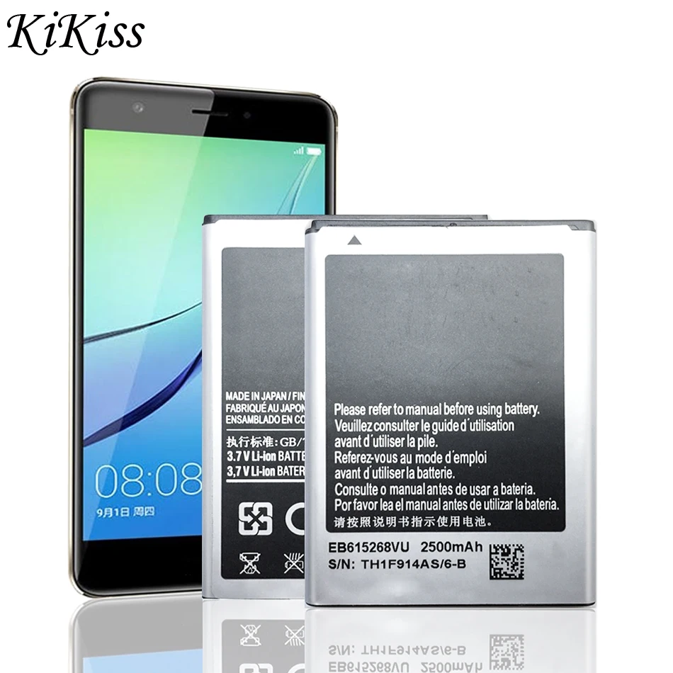 For SAMSUNG EB615268VU 2500mAh Battery For Samsung Galaxy Note 1 Note1 GT-N7000 i9220 N7005 i9228 i889 i717 T879 Mobile Phone
For SAMSUNG EB615268VU 2500mAh Battery For Samsung Galaxy Note 1 Note1 GT-N7000 i9220 N7005 i9228 i889 i717 T879 Mobile Phone