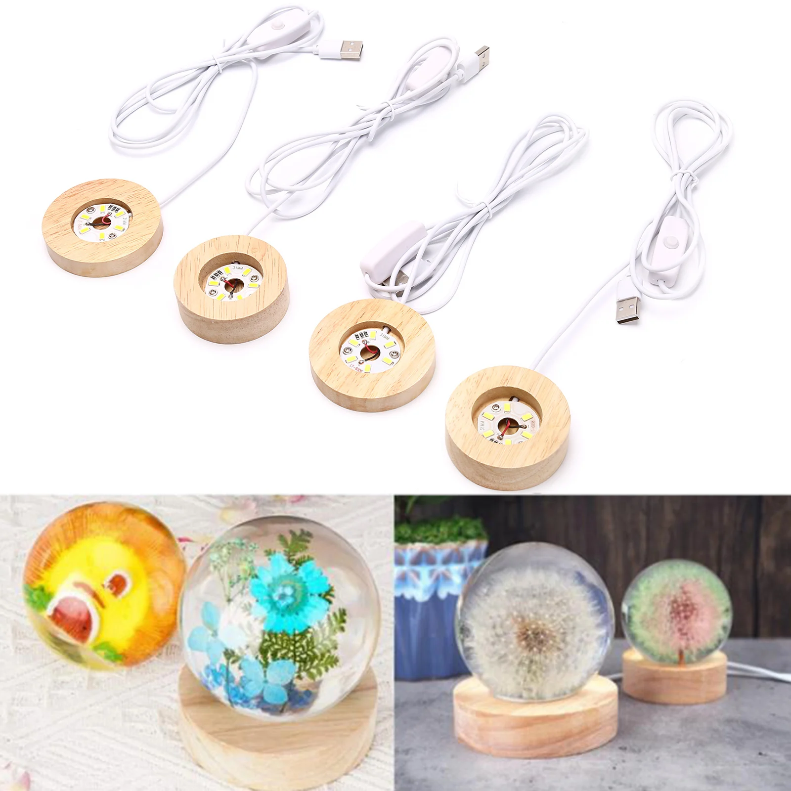 LED Night Light Wooden Round Base Holder Display Stand for Crystals Glass Ball Illumination Lighting Accessories Handicraft
LED Night Light Wooden Round Base Holder Display Stand for Crystals Glass Ball Illumination Lighting Accessories Handicraft