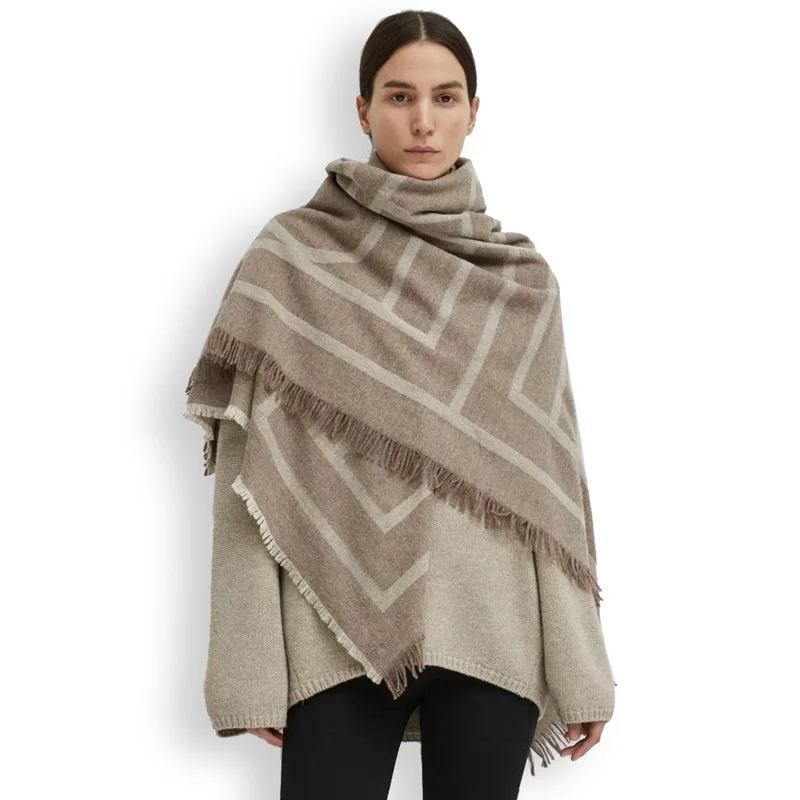 Plaid Square Scarf Imitation Cashmere Scarf Female Autumn and Winter Warm Double-sided Shawl
Plaid Square Scarf Imitation Cashmere Scarf Female Autumn and Winter Warm Double-sided Shawl